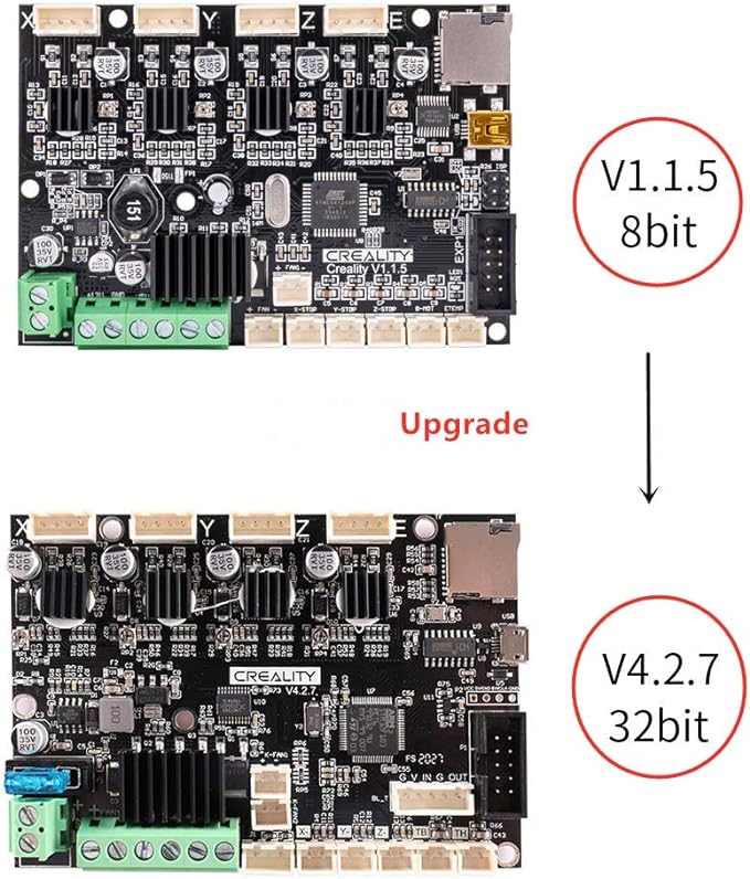 Creality 3D Ender 3 Pro Placa base silenciosa V4.2.7