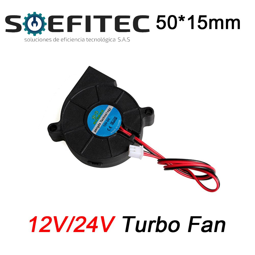 ventilador Radial sin escobillas, 50*15